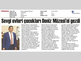 BASINDA BAROMUZ (Baromuzdan Sevgi Evleri Çocuklarına Karne Hediyesi)