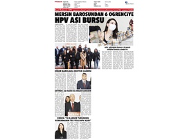 Mersin Barosu HPV Aşı Bursu Kampanyası başlattı