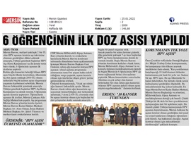 Mersin Barosu HPV Aşı Bursu Kampanyası başlattı