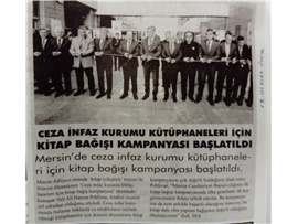 Ceza Kurumu kütüphaneleri için kitap bağışında bulunduk