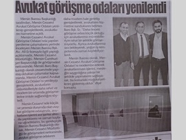 BASINDA BAROMUZ (Mersin Cezaevi'nde Avukat Görüşme Odaları Yenilendi)