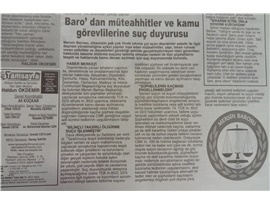 Mersin Barosu müteahhitler hakkında suç duyurusunda bulundu
