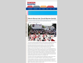 BASINDA BAROMUZ (Mersin Barosu Çocuk Bayramı Şenliği Düzenledi)