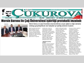 BASINDA BAROMUZ (Mersin Barosu-Çağ Üniversitesi İşbirliği Protokolü İmzaladı)