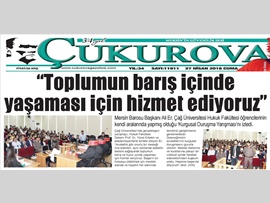 BASINDA BAROMUZ (Baro Başkanımız Av. Ali Er, Kurgusal Duruşma Yarışmasını İzledi)