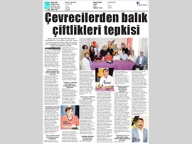 BASINDA BAROMUZ (Balık Çiftliklerine Karşı Basın Açıklaması)