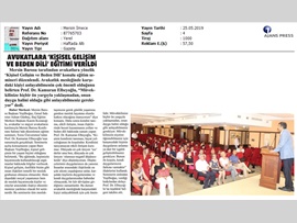 BASINDA BAROMUZ (Avukatlara Kişisel Gelişim Semineri)
