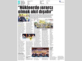 BASINDA BAROMUZ (Baro Başkanımız, "Akkuyu'da Nükleer Neden Hmen Durdurulmalı?" Konulu Panele Katıldı)