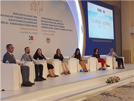 BAROLARIN VE AVUKATLARIN AVRUPA İNSAN HAKLARI STANDARTLARI KONUSUNDA KAPASİTESİNİN GÜÇLENDİRİLMESİ AB PROJESİ KAPANIŞ KONFERANSI
