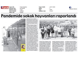 BASINDA BAROMUZ (Hayvan Hakları Merkezimiz, Sokak Hayvanlarının Yaşam Koşullarını Raporladı)