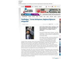 BASINDA BAROMUZ (Başkanımızdan Lozan Antlaşması Yıldönümü Mesajı)