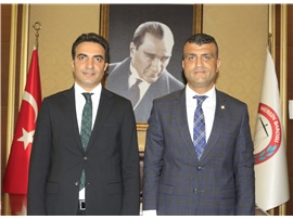 ERDEMLİ C. BAŞSAVCISI ÖZKAN’DAN, BARO BAŞKANIMIZ ÖZDEMİR’E HAYIRLI OLSUN ZİYARETİ