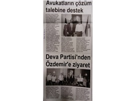 Başkanımız Özdemir'den, İl Emniyet Müdürü Aslan'a ziyaret