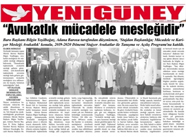 BASINDA BAROMUZ (Yeşilboğaz, 'Avukatlık Mücadele Mesleğidir')