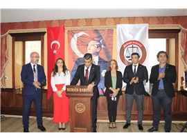 MERSİN BAROSU CUMHURİYET RESEPSİYONU DÜZENLEDİ