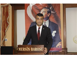 MERSİN BAROSU CUMHURİYET RESEPSİYONU DÜZENLEDİ