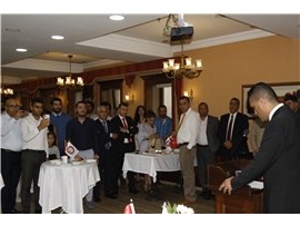 MERSİN BAROSU CUMHURİYET RESEPSİYONU DÜZENLEDİ