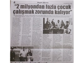 BASINDA BAROMUZ (Dünya Çocuk Hakları Günü Basın Açıklaması)