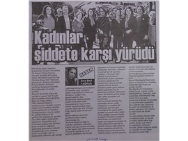 BASINDA BAROMUZ (Mersin Barosu, Kadına Şiddete Sıfır Tolerans Yürüyüşüne Katıldı)