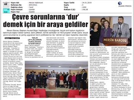 BASINDA BAROMUZ (Yeşilboğaz: "Kirli Yatırımlar İstemiyoruz")
