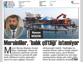 BASINDA BAROMUZ (Yeşilboğaz: "Kirli Yatırımlar İstemiyoruz")