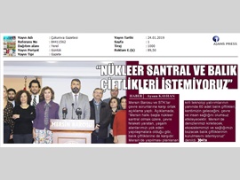 BASINDA BAROMUZ (Yeşilboğaz: "Kirli Yatırımlar İstemiyoruz")