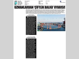 BASINDA BAROMUZ (Balık Çiftliklerinin Çevre ve İnsan Sağlığına Etkileri Konulu Konferans Düzenlendi)
