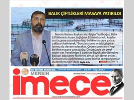 BASINDA BAROMUZ (Balık Çiftliklerinin Çevre ve İnsan Sağlığına Etkileri Konulu Konferans Düzenlendi)