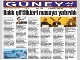 BASINDA BAROMUZ (Balık Çiftliklerinin Çevre ve İnsan Sağlığına Etkileri Konulu Konferans Düzenlendi)