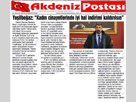 BASINDA BAROMUZ ("İyi Hal İndirimi Kadın Cinayetleri Meşrulaştırıyor")