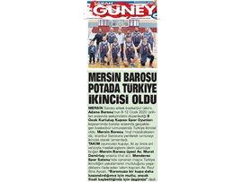 BASINDA BAROMUZ (Mersin Barosu Basketbol Takımı Türkiye İkincisi Oldu)