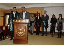 11 STAJYER AVUKATIMIZ CÜBBE GİYDİ