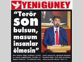 BASINDA BAROMUZ (Baro Başkanımızdan Teröre Kınama)
