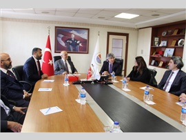 BARO BAŞKANIMIZ VE YÖNETİM KURULUMUZ, MERSİN TİCARET VE SANAYİ ODASI YÖNETİMİNİ ZİYARET ETTİ