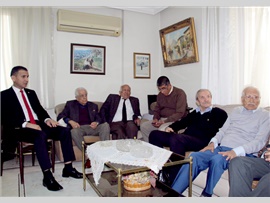 BARO BAŞKANIMIZ AV. ALİ ER’DEN,  AVUKATLIK MESLEĞİNİN DUAYENLERİNE ZİYARET