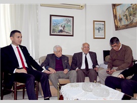 BARO BAŞKANIMIZ AV. ALİ ER’DEN,  AVUKATLIK MESLEĞİNİN DUAYENLERİNE ZİYARET