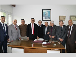 BARO BAŞKANIMIZ AV. ALİ ER’DEN,  AVUKATLIK MESLEĞİNİN DUAYENLERİNE ZİYARET