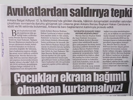 BASINDA BAROMUZ (Ankara Barosu Başkanına Yapılan Saldırı Protesto Edildi)