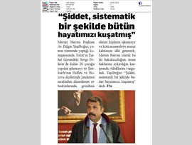 BASINDA BAROMUZ (Yeşilboğaz: "Hukuksuzluk Girdabına Girmeyeceğiz")