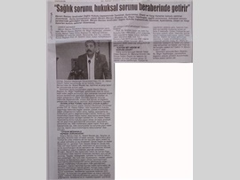 BASINDA BAROMUZ (Sağlık Hukuku Semineri)