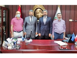 BARO BAŞKANIMIZ AV. BİLGİN YEŞİLBOĞAZ, ADANA BARO BAŞKANI AV. VELİ KÜÇÜK’E NEZAKET ZİYARETİNDE BULUNDU