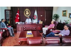 BARO BAŞKANIMIZ AV. BİLGİN YEŞİLBOĞAZ, ADANA BARO BAŞKANI AV. VELİ KÜÇÜK’E NEZAKET ZİYARETİNDE BULUNDU