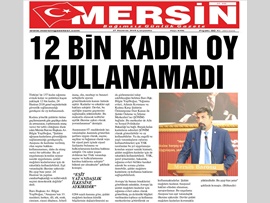 BASINDA BAROMUZ (Şiddet Mağduru 12 Bin Kadın Oy Kullanamadı)