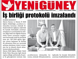 BASINDA BARO (İl Milli Eğitim Müdürlüğü ile Protokol İmzalandı) 28.08.2017