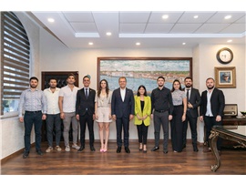 GENÇ AVUKATLAR MECLİSİMİZDEN, BÜYÜKŞEHİR BELEDİYE BAŞKANI VAHAP SEÇER'E ZİYARET