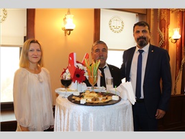 MERSİN BAROSU CUMHURİYET RESEPSİYONU DÜZENLEDİ