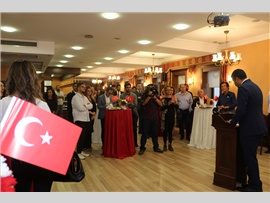 MERSİN BAROSU CUMHURİYET RESEPSİYONU DÜZENLEDİ