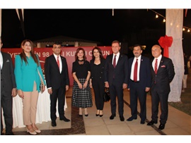 MERSİN VALİLİĞİ’NİN DÜZENLEDİĞİ CUMHURİYET RESEPSİYONU’NA KATILDIK