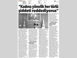 BASINDA BAROMUZ (Kadın Hakları Merkezimizin, Kadına Yönelik Şiddet Hakkında Basın Açıklaması)