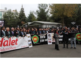 ADALET NÖBETİ TAHİR ELÇİ ANISINA DİYARBAKIR’DA TUTULDU